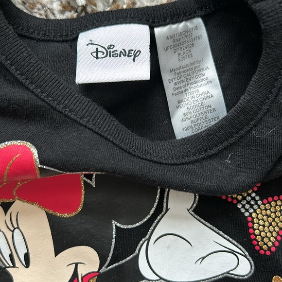 Disney Toddler Minnie Mouse Dress Shirt Size 3T - Picture 4 of 5